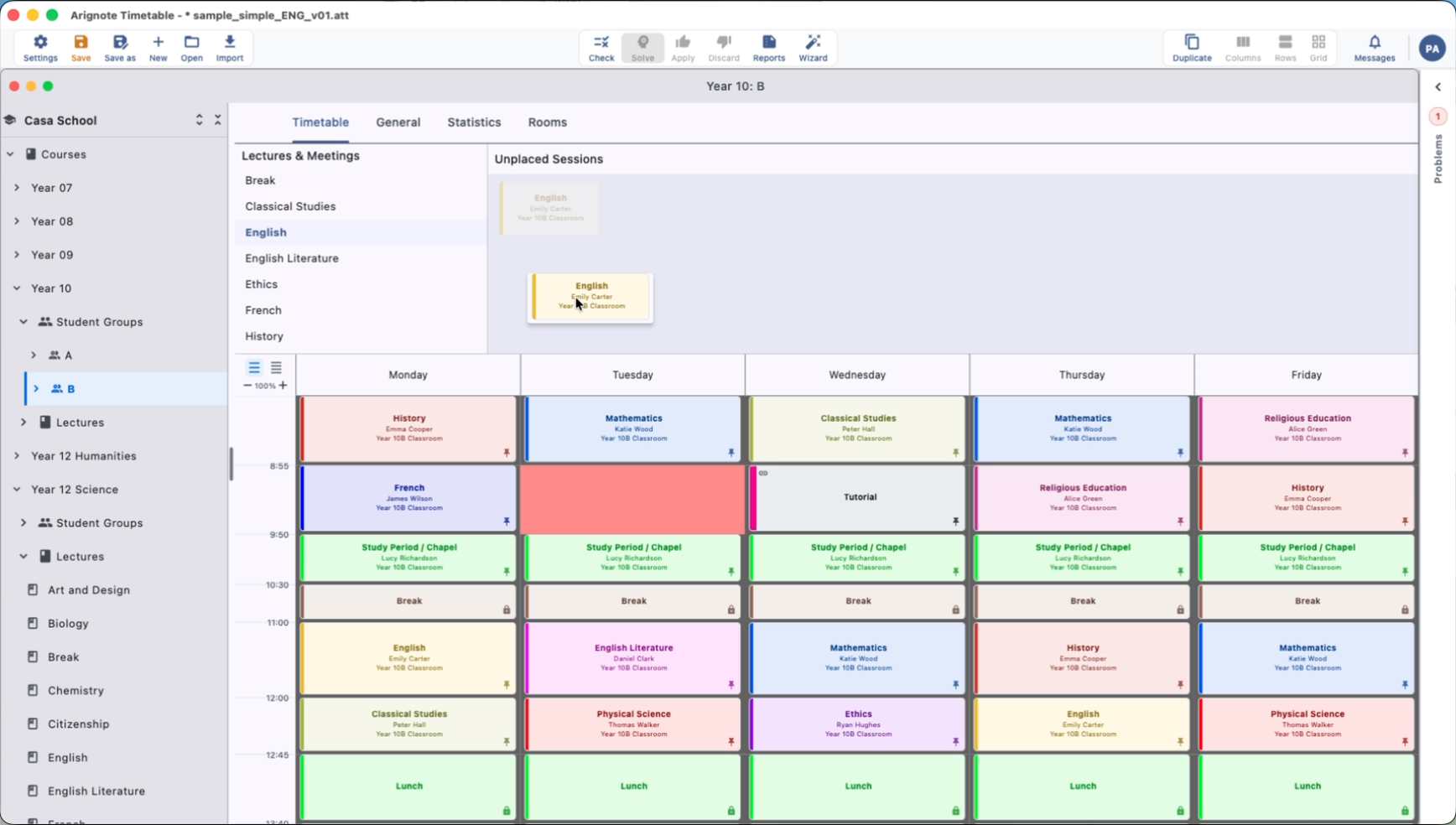 School Timetabling Made Simple